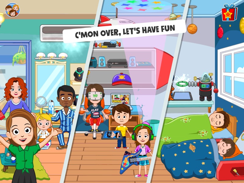 My Town Friends House PJ game screenshot 7