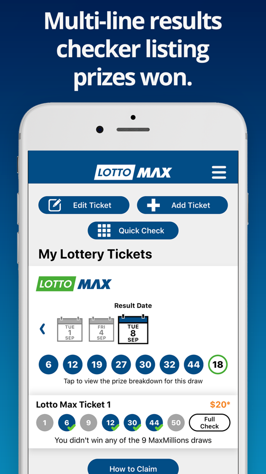 #3. Lotto Max (iOS) 由: The Lottery Company