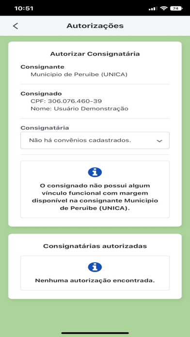SISGCS - Gestão Consignações Screenshot