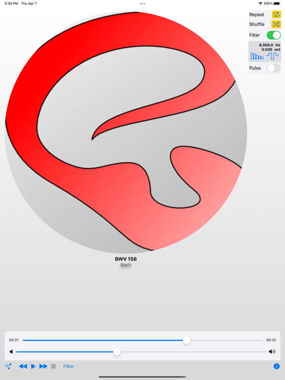 Screenshot #6 pour Tinnitus Music Player