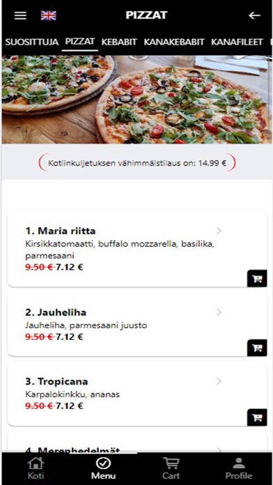Nastolan Kebab pizzeria Screenshot