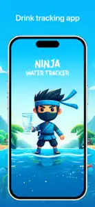 Ninja Water Tracker screenshot #1 for iPhone