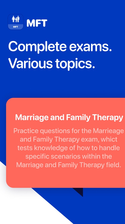 #1. MFT Exam (iOS) 由: MastrAPI