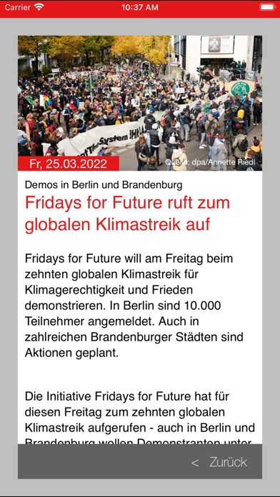 rbb24 Brandenburg Aktuell Screenshot