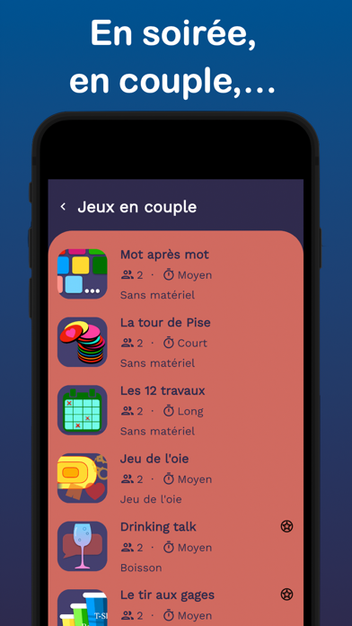 Pocket Games - Jeux Entre Amis Screenshot