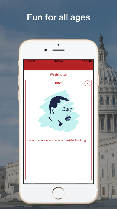 Washington DC Scavenger Hunt Screenshot