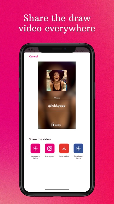 Lukky - Social Giveaways Screenshot