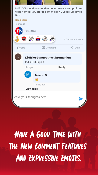 Bengaluru T20 Cricket Fan App Screenshot