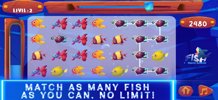 Fish Match Blaster Blast 3