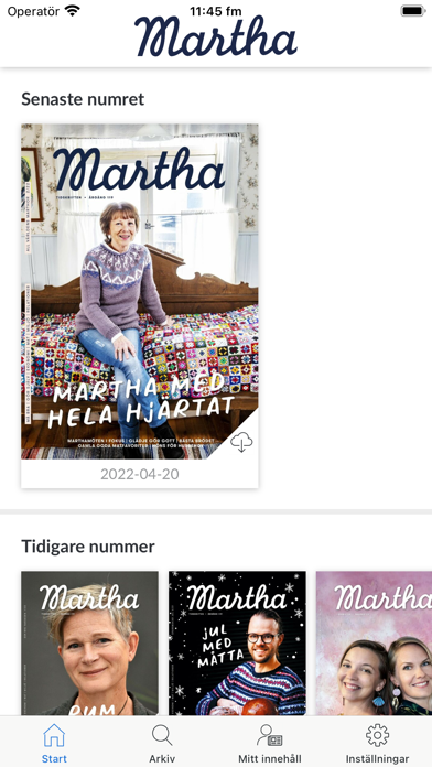 Tidskriften Martha Screenshot