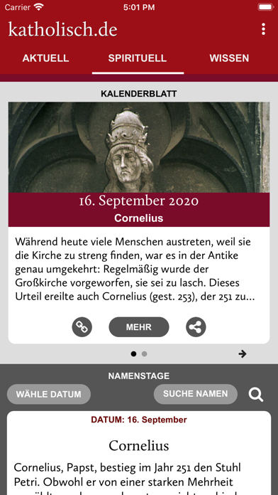 katholisch.de Screenshot