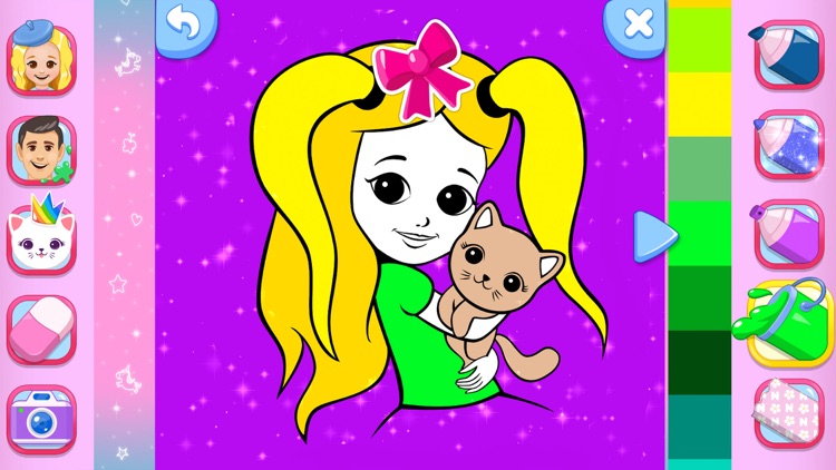 Like Nastya Coloring Book screenshot-3