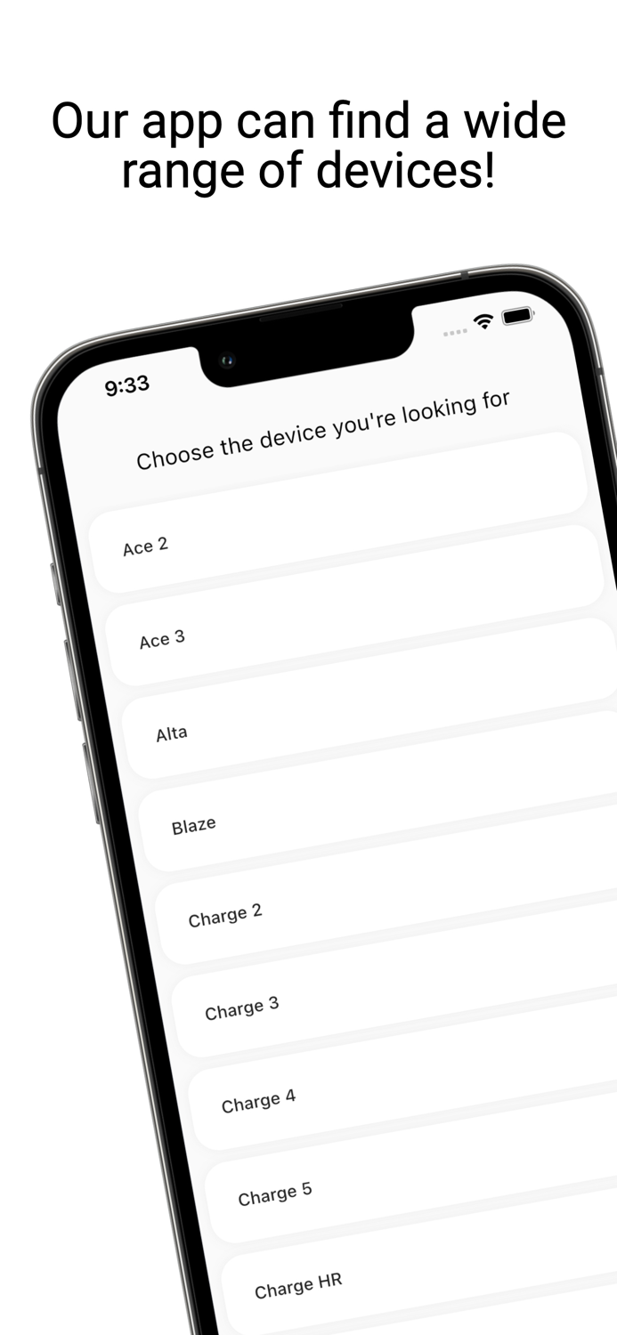 Finder for Fitbit Lite