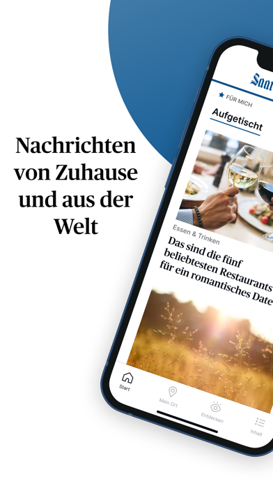 Saarbrücker Zeitung Screenshot
