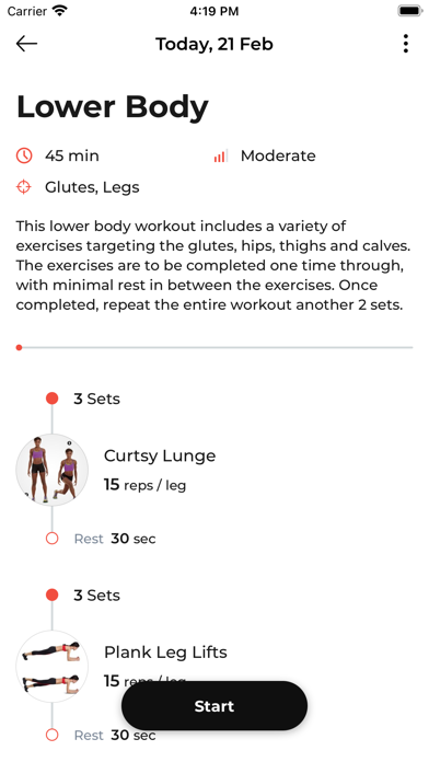 Samaria Ari Fitness Screenshot