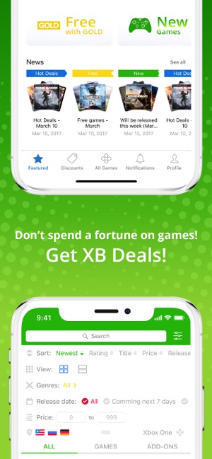 XB Deals on the App Store