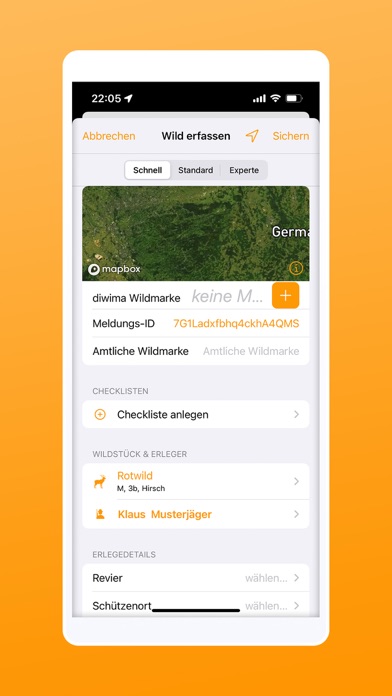 Screenshot 2 of diwima Wildkammer App