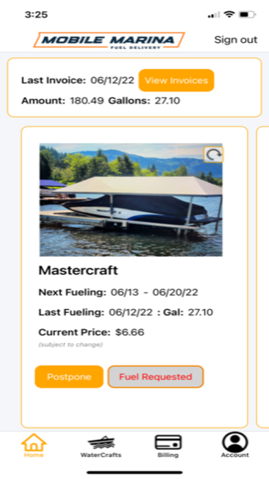 Mobile Marina Screenshot