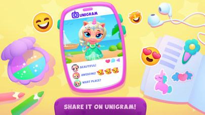 Unicorn Fashionista Kids games Screenshot