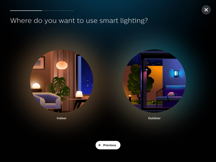 Philips Hue in-store app