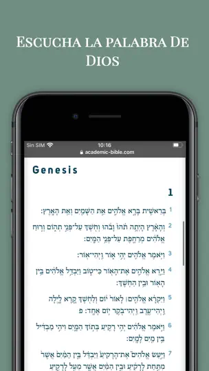 Captura de pantalla de Biblia La Torah En Español en iPhone 8