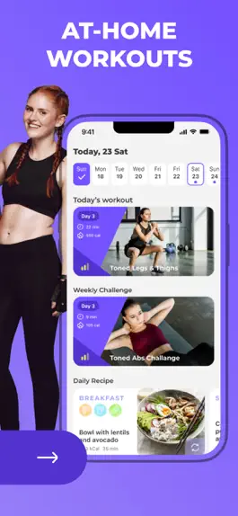 Game screenshot Workout Planner AirLady apk