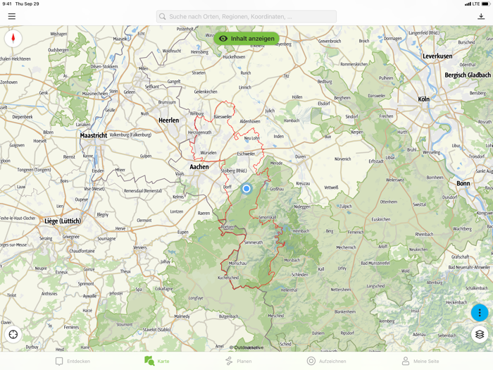 Tourenplaner Grünmetropole