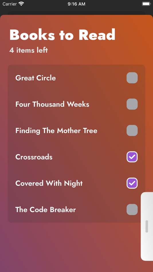 #2. Opus - Easy ToDo (iOS) By: Radu Matei