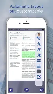 your best resume with giga-cv iphone screenshot 4