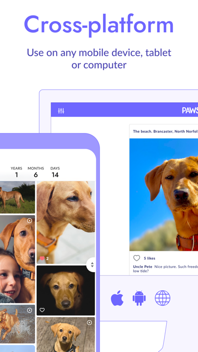 Huply: pet photo album & diary Screenshot