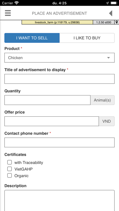 Admin TE-FOOD Vietnam Screenshot