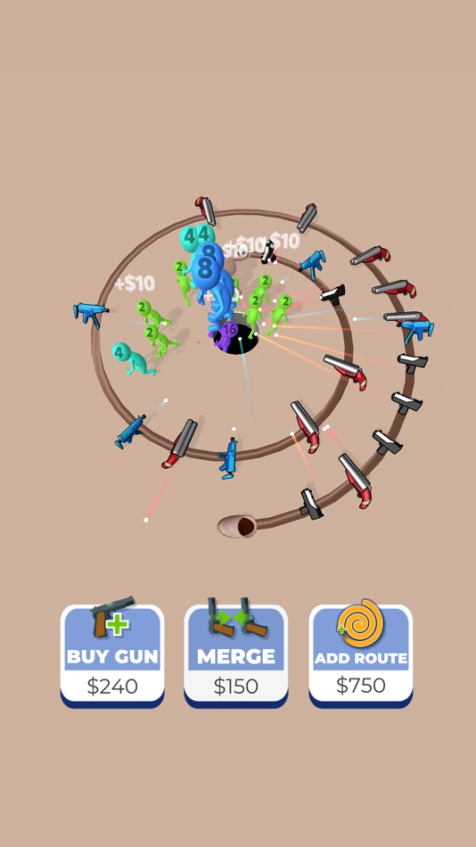 #2. Gun Around (iOS) 由: Upperpik Oyun Yazilim ve Pazarlama Ticaret Anonim Sirketi