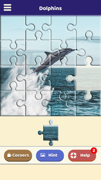 Dolphin Love Puzzle Screenshot