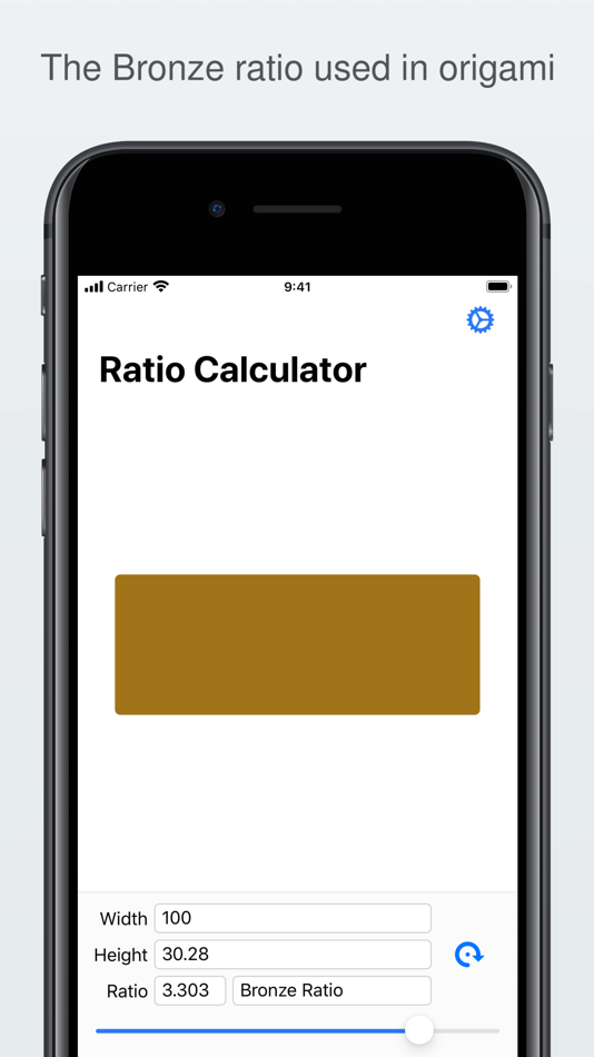 #5. Golden Ratio Calculator++ (iOS) 由: Runar Ovesen Hjerpbakk