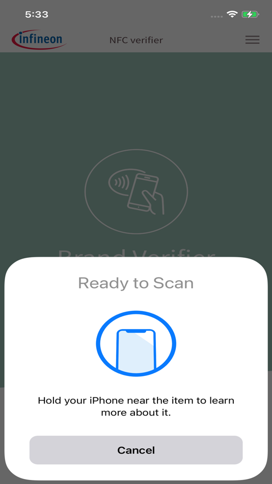 #2. Infineon NFC verifier (iOS) 由: Infineon Technologies AG