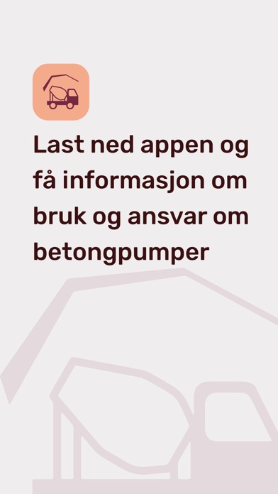 Betongpumping Screenshot