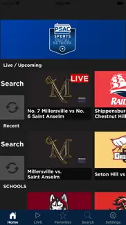 psac sports digital network iphone screenshot 1