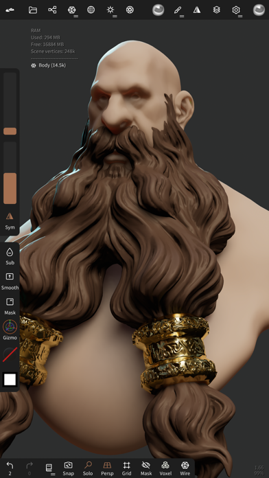 Screenshot #1 pour Nomad Sculpt