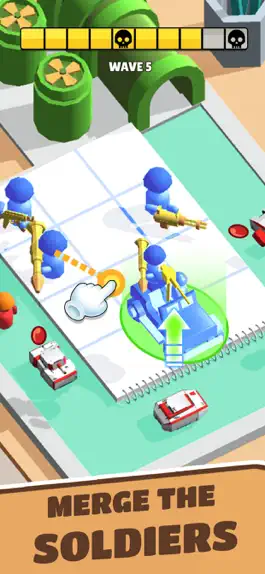 Game screenshot Toy army: Merge Defense apk
