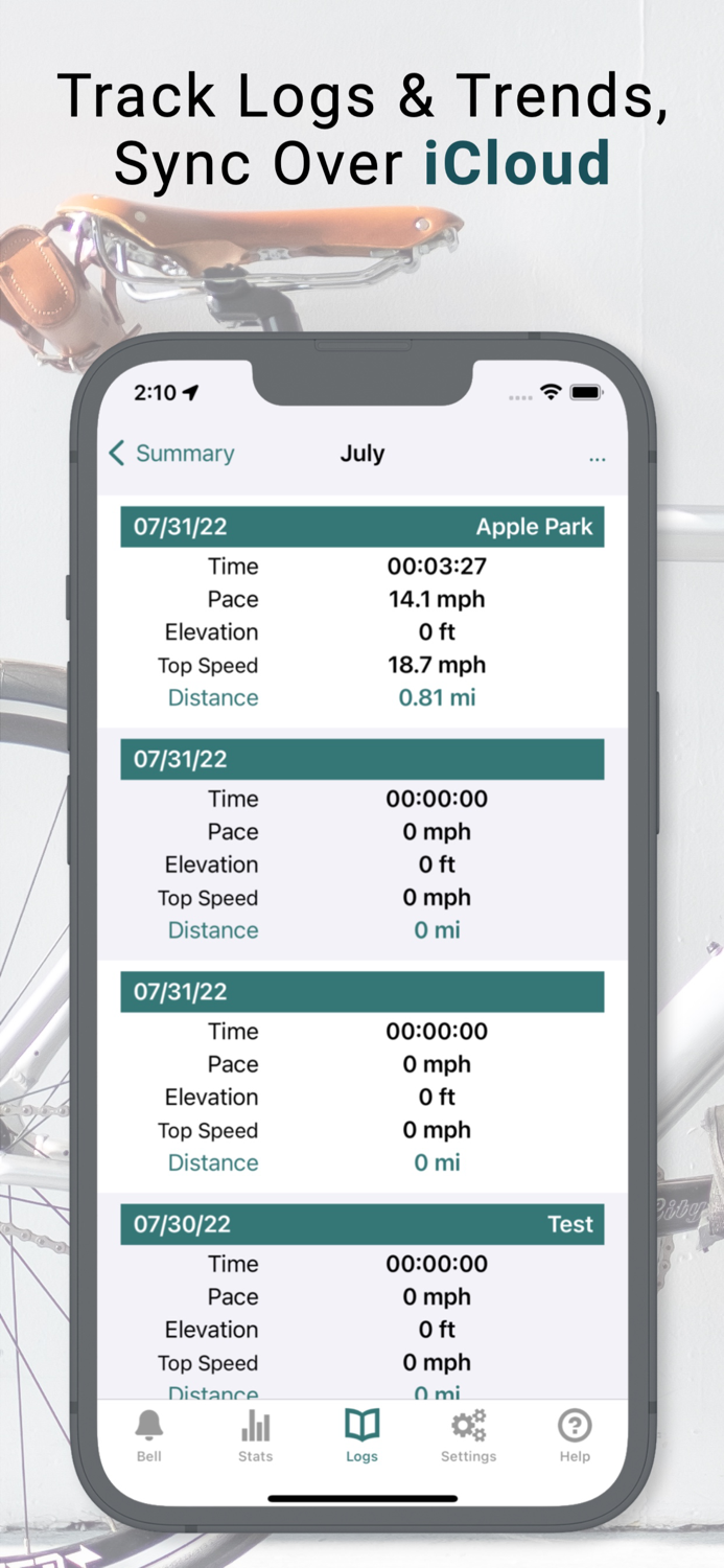 Bike Bell - Ride Tracker
