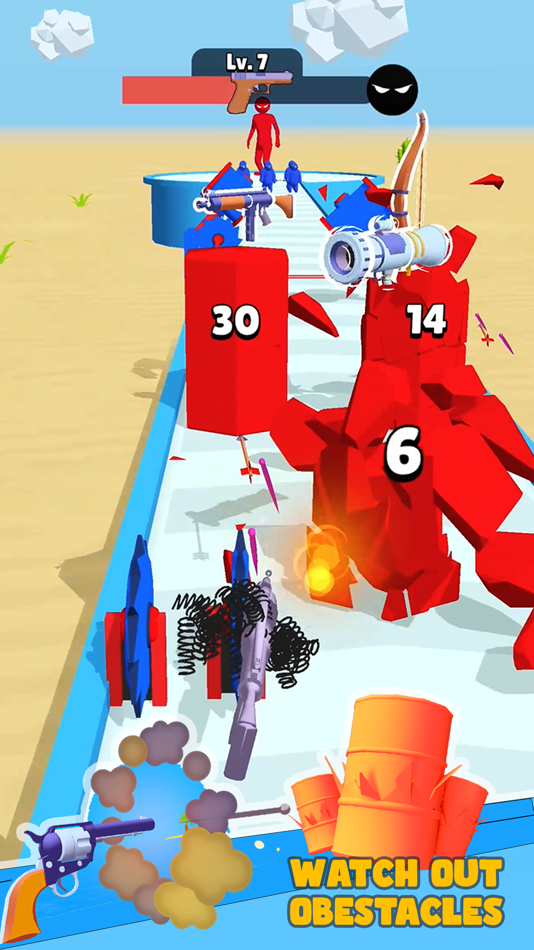 #4. Weapon Merge Grabber (iOS) 由: Appgamedo