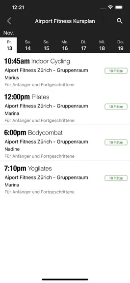 Game screenshot Airport Fitness Zürich apk