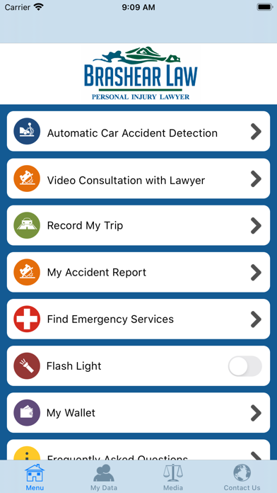 Brashear Law Injury App Screenshot