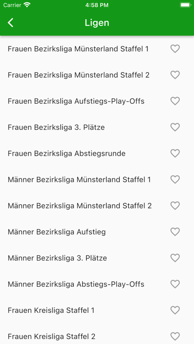 Handball Ergebnisse Screenshot