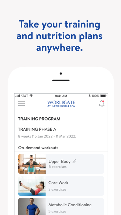 Worldgate Athletic Club + Spa Screenshot