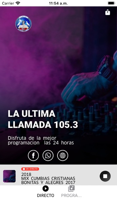 La Ultima Llamada 105.3 Screenshot