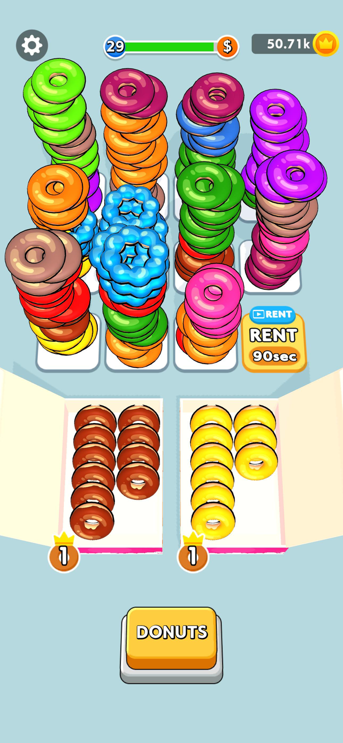 Donut Sort Master