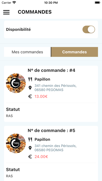 WINGZ LIVREUR Screenshot