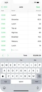 Monies Expense Tracker screenshot #1 for iPhone