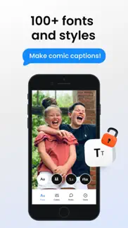 speech bubble: photo captions iphone screenshot 3